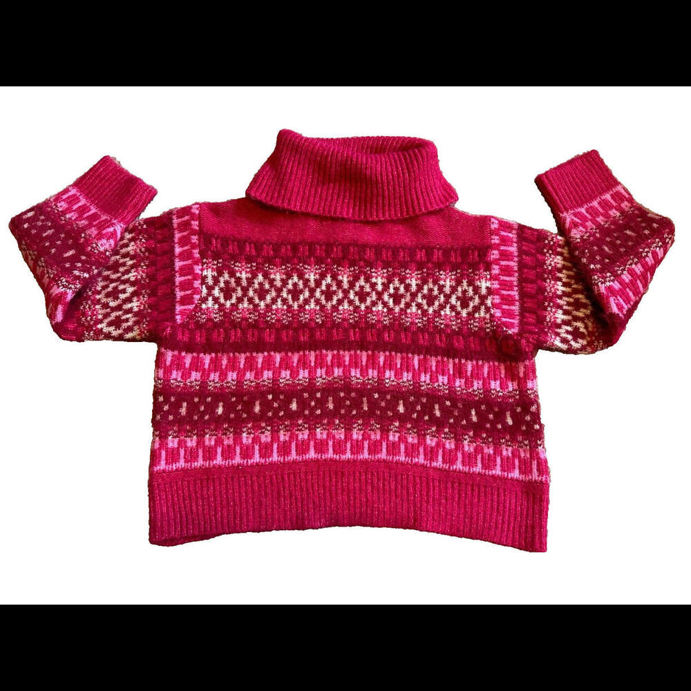 Sweater UNIVERSAL THREAD Pink Multi Turtleneck Size Large *NWT* MSRP $35.00